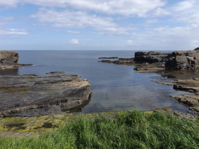 Photo d'une crique en Irlande